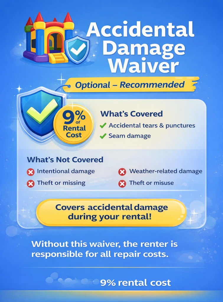 Accidental Damage Waiver (Optional – Recommended)